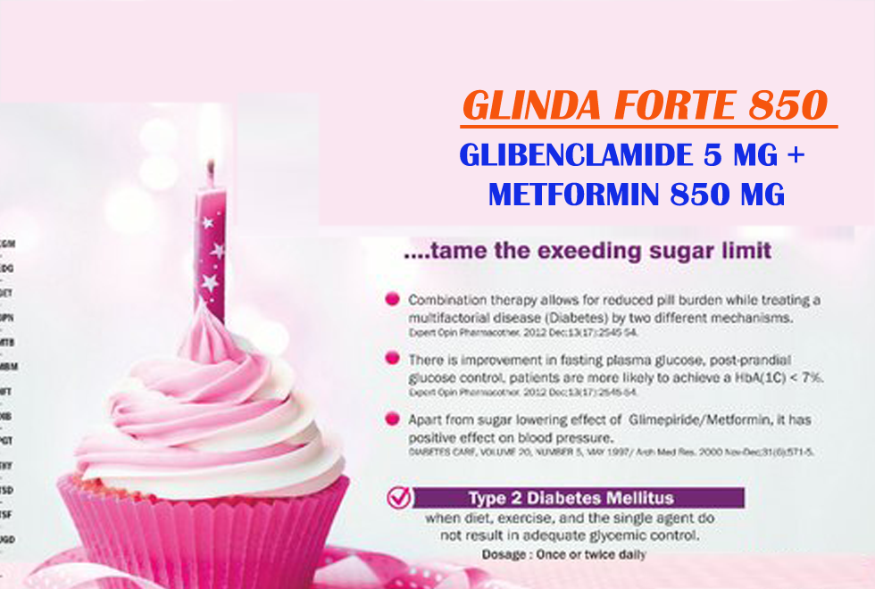 GLINDA FORTE 850 - Zol Pharma Product